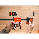 Aliuminis spaustuvas medium duty su jėgos matuokliu 150 mm. , Pony Jorgensen (5).webp