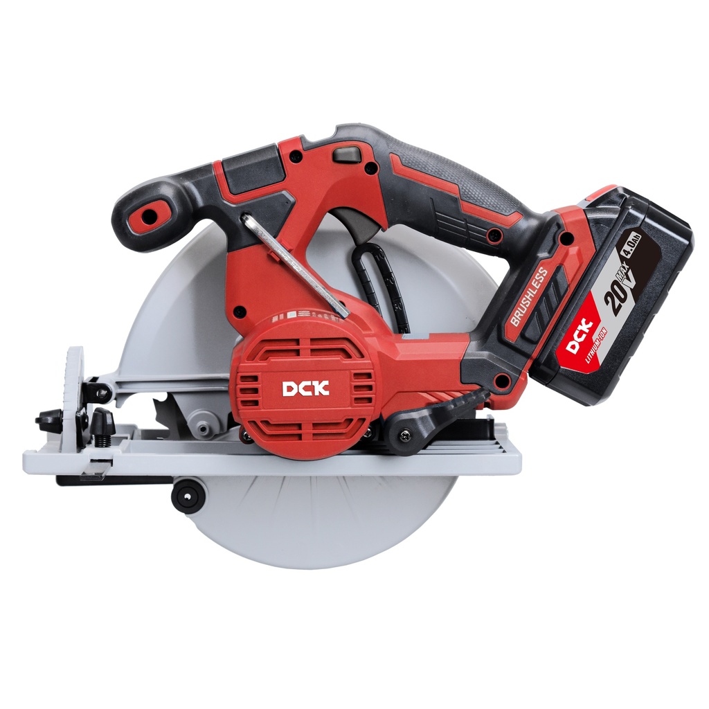 Akumuliatorinis bešepetėlinis diskinis pjūklas 185mm, 20V, KDMY02-185Z, DCK (be baterijos ir įkroviklio)