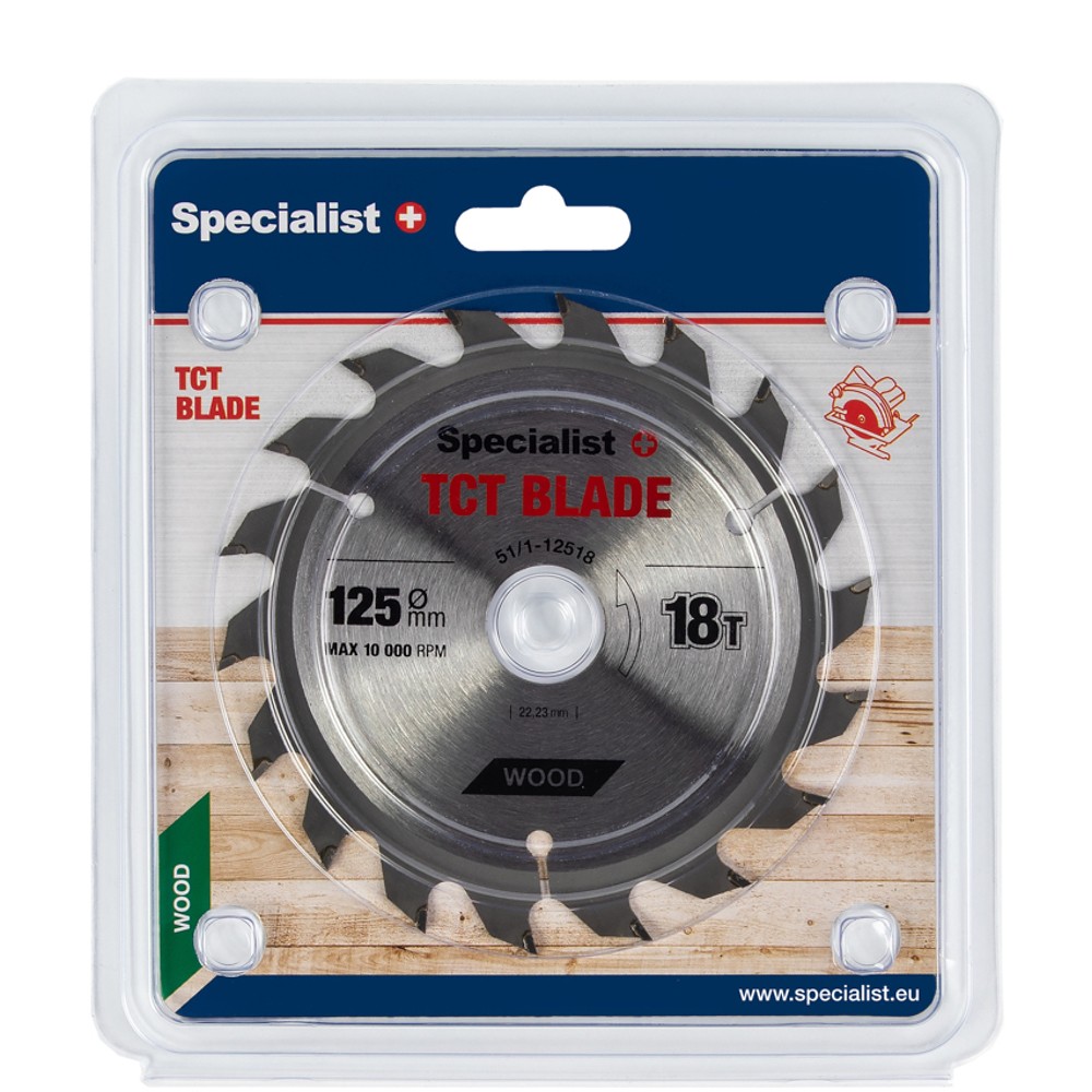 SPECIALIST+ saeketas, 125x18Tx22 mm