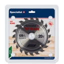 SPECIALIST+ TCT blade, 125x20Tx22 mm