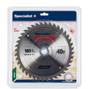 SPECIALIST+ TCT blade, 185x40Tx30/20/16 mm