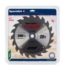 SPECIALIST+ TCT blade, 200x20Tx32/30/20/16 mm
