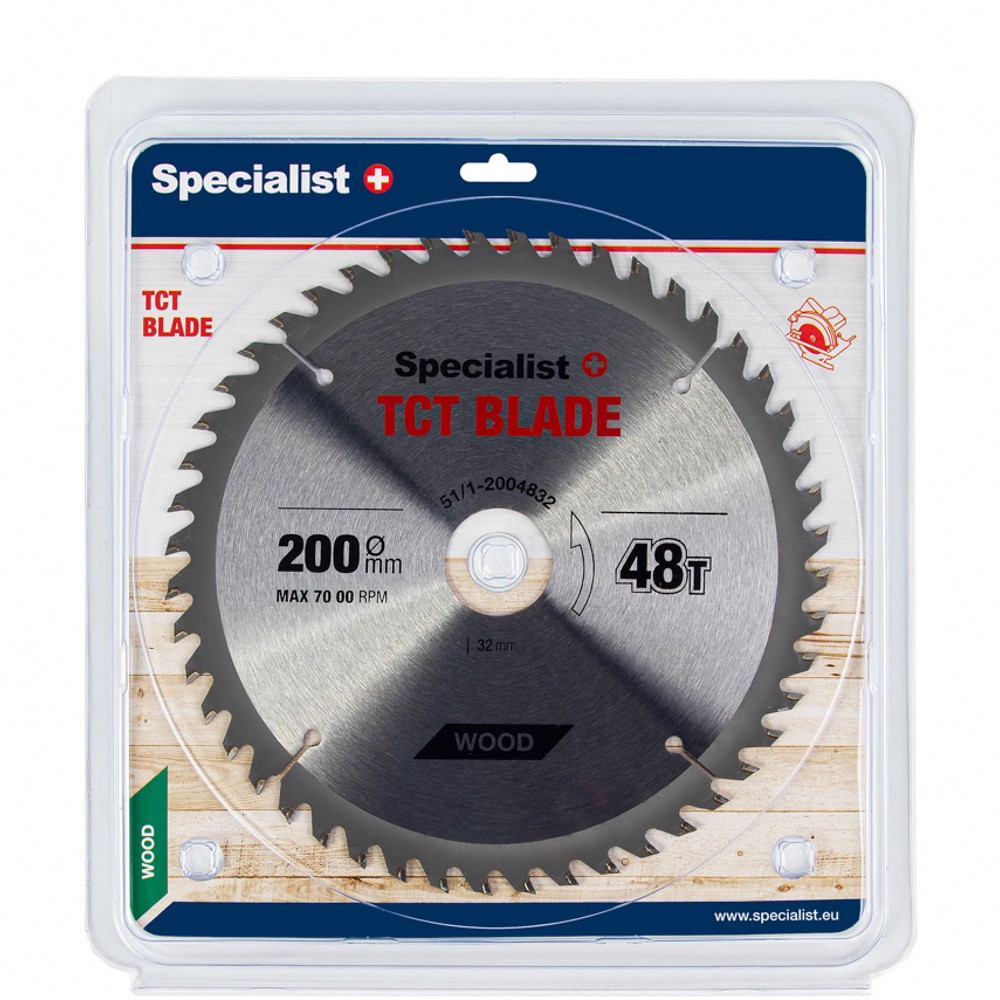 SPECIALIST+ TCT blade, 200x48Tx32 mm