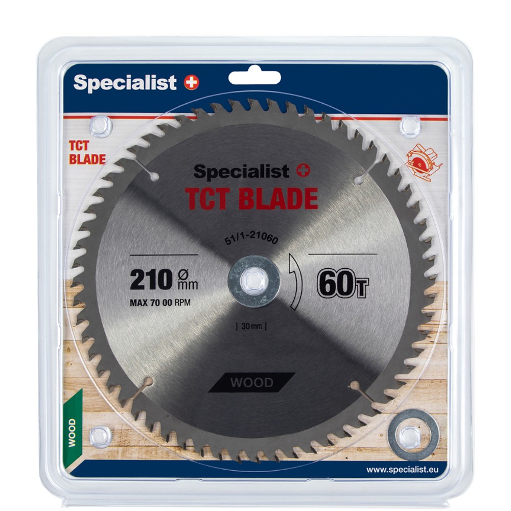 SPECIALIST+ TCT blade, 210x60Tx30/20/16 mm