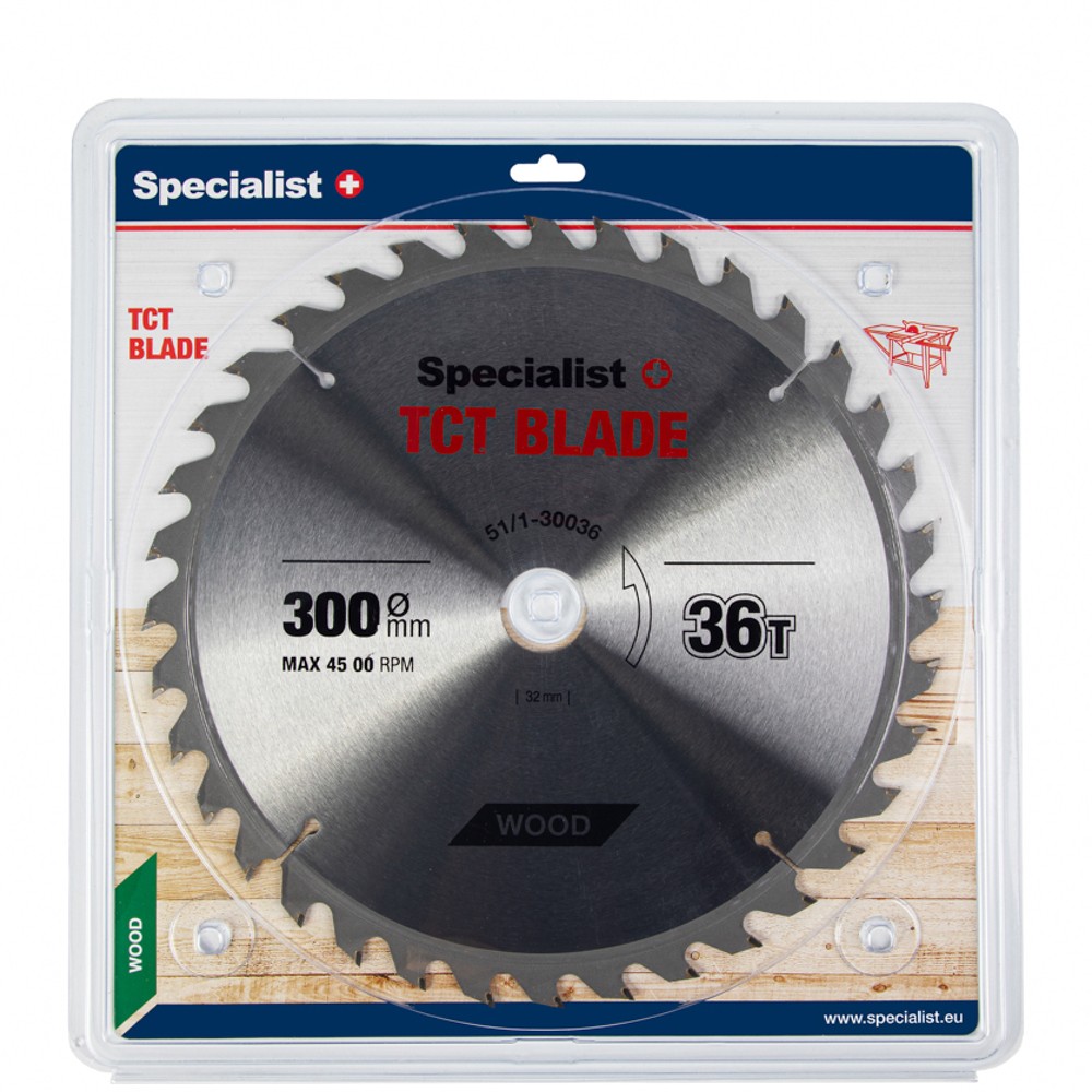 SPECIALIST+ TCT blade, 300x36Tx32/30 mm