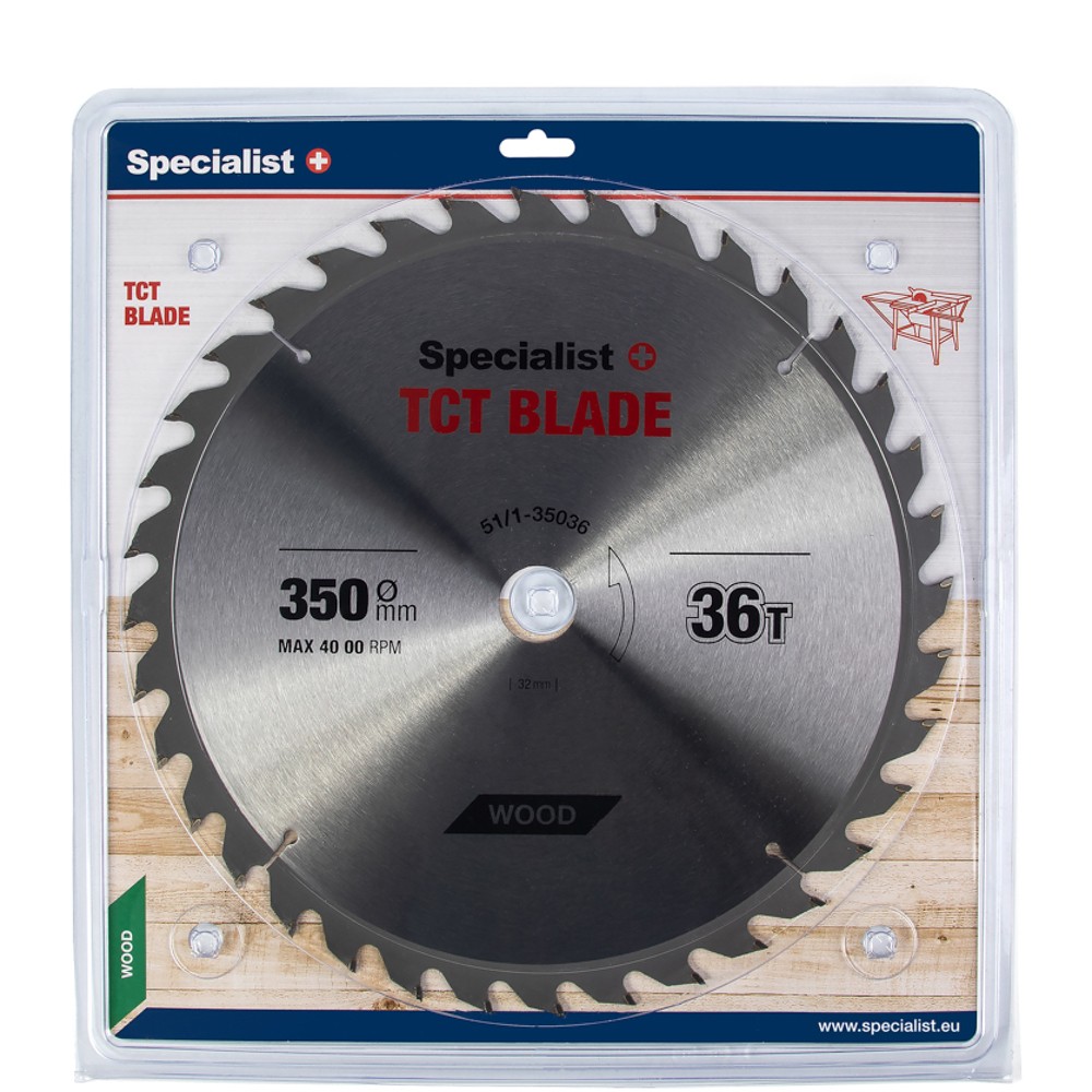 SPECIALIST+ TCT blade, 350x36Tx32/30 mm