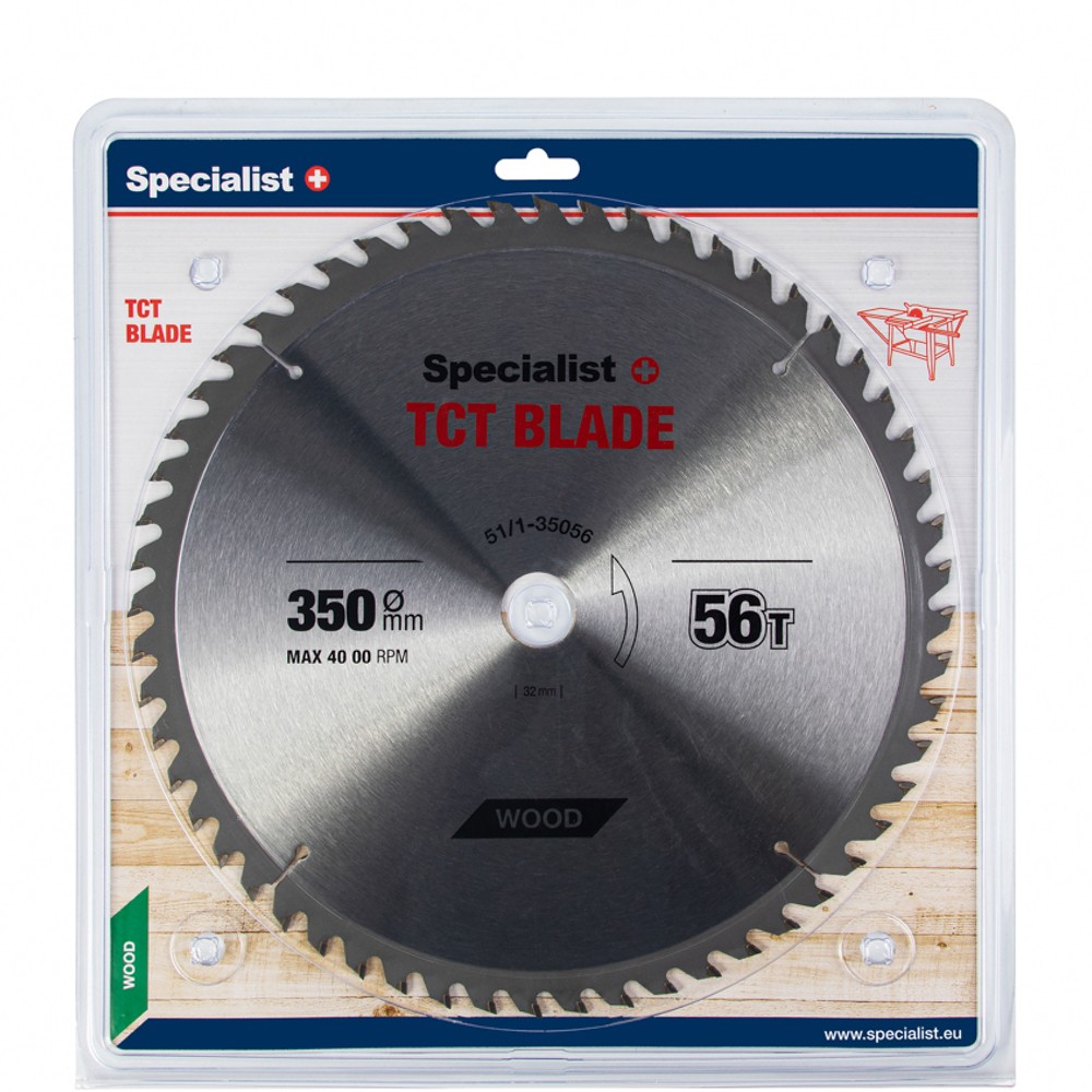 SPECIALIST+ griešanas disks, 350 x 56T x 32/30 mm