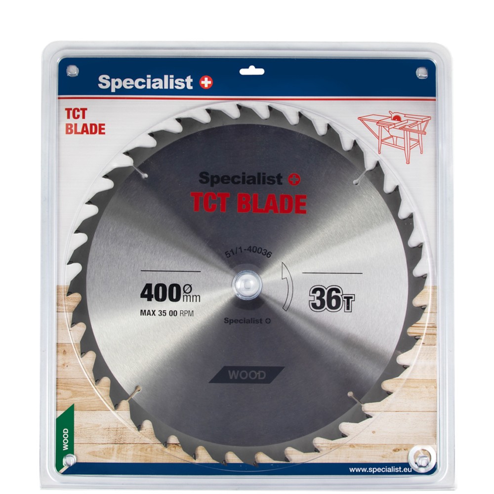 SPECIALIST+ TCT blade, 400x36Tx32/30 mm