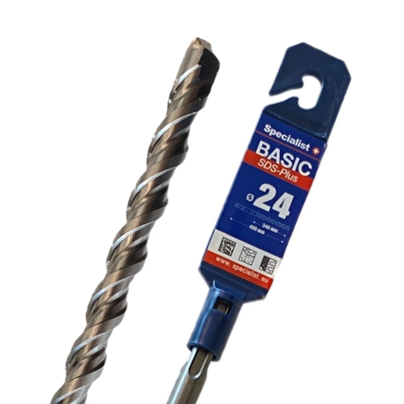 SPECIALIST+ SDS+ hammer drill bit BASIC, 24x340/400 mm