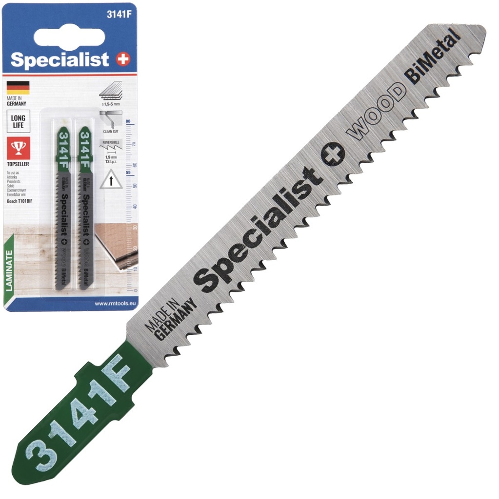 SPECIALIST+ tikksaetera BI-METAL 3141F, 2 tk