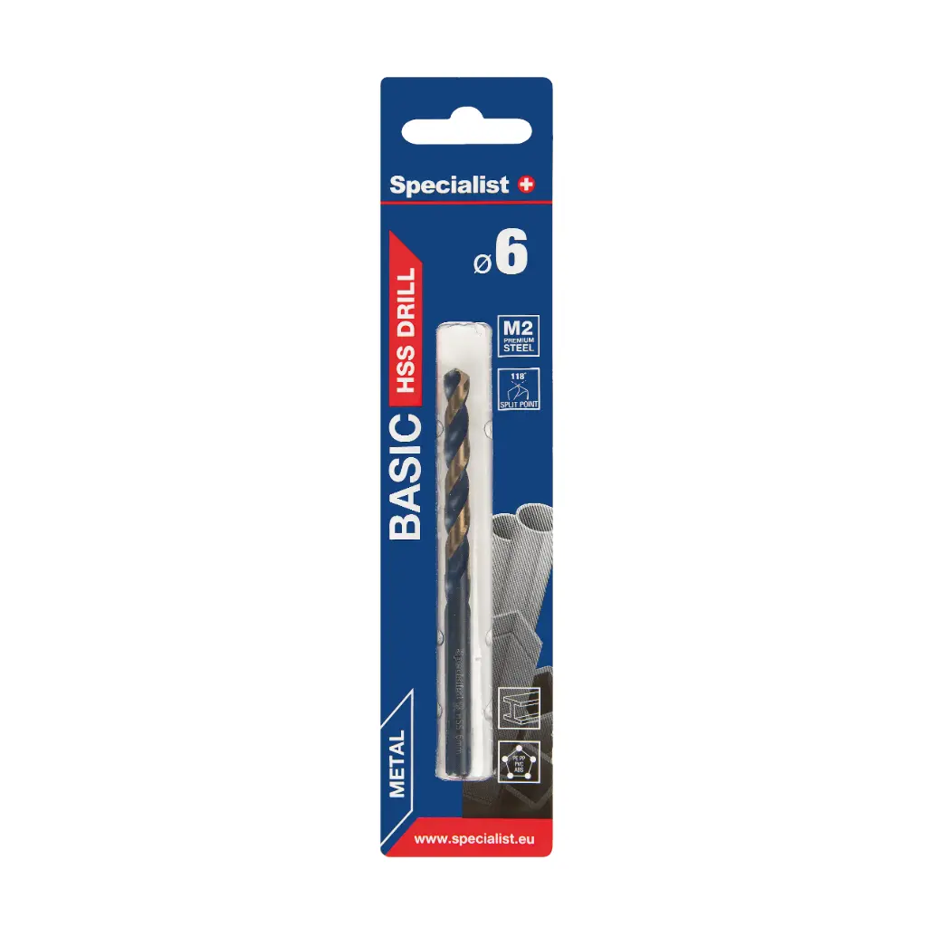 SPECIALIST+ drill bit BASIC, 6.0 mm