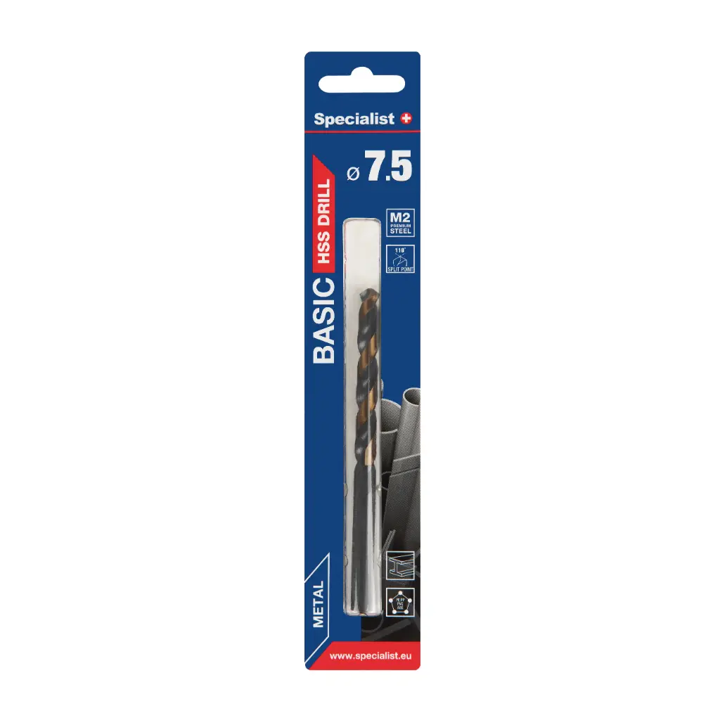 SPECIALIST+ drill bit BASIC, 7.5 mm