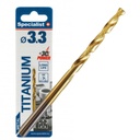 SPECIALIST+ drill bit TITAN, 3.3 mm