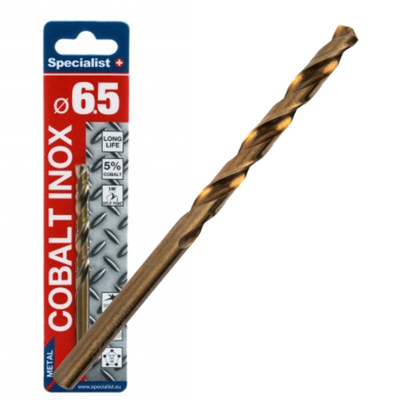 SPECIALIST+ metal drill bit COBALT, 6.5 mm