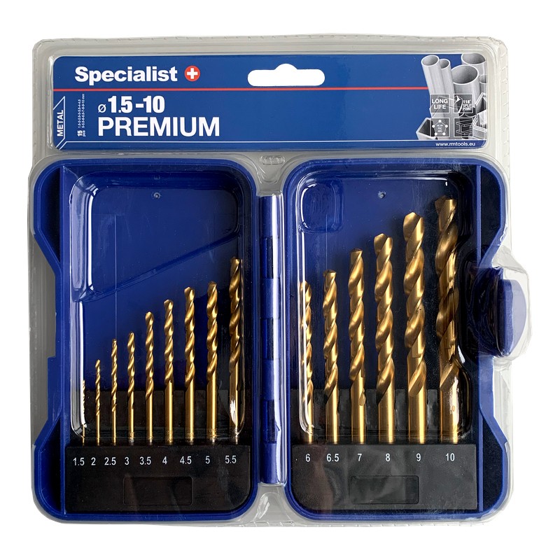 SPECIALIST+ puuride komplekt TITANIUM 1.5-10 mm, 15 tk