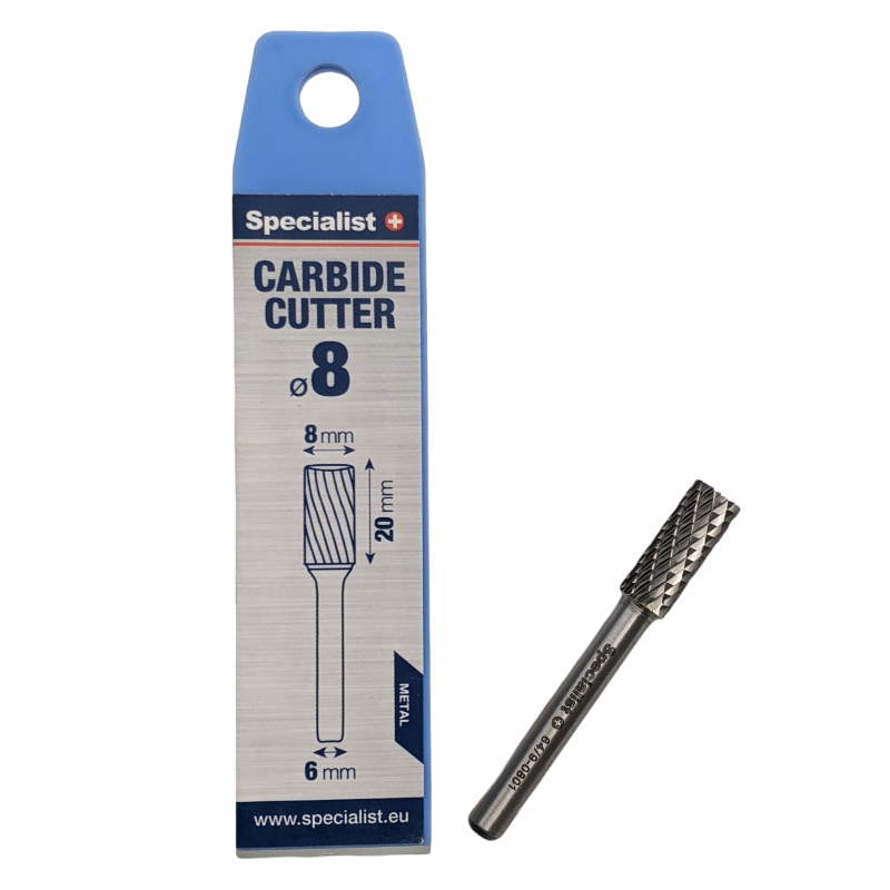 SPECIALIST+ carbide rotary burr, ZYAS 8x20x6 mm
