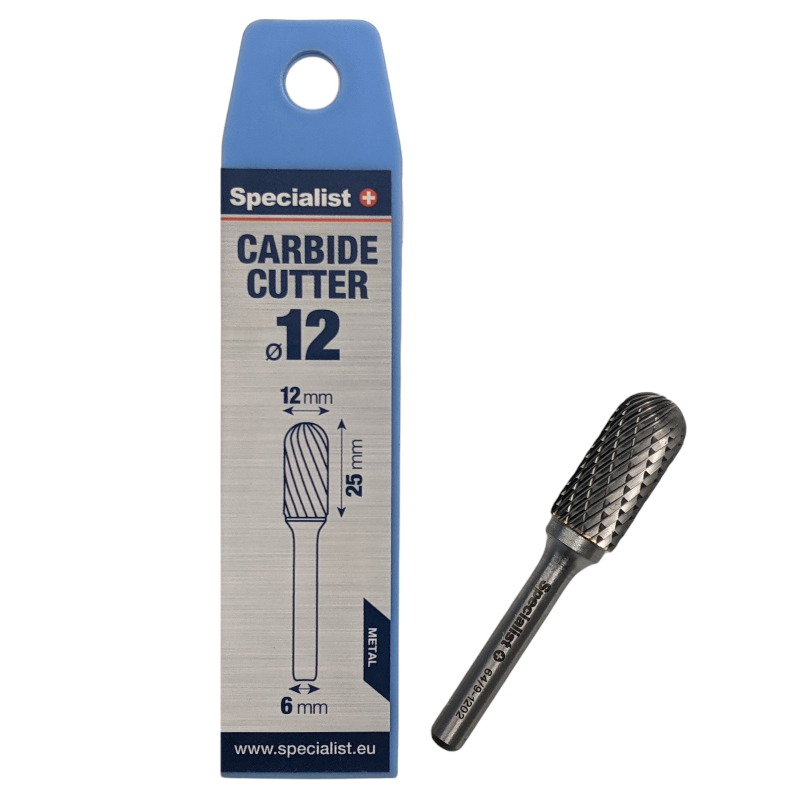 SPECIALIST+ kietmetalio freza WRC, 12x25x6 mm