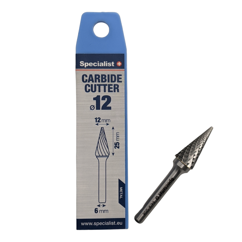 SPECIALIST+ carbide rotary burr, SKM 12x25x6 mm