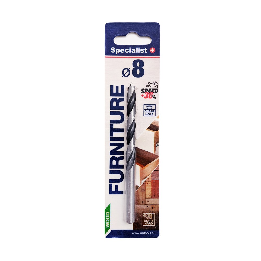 SPECIALIST+ wood drill bit, 8x78/119 mm