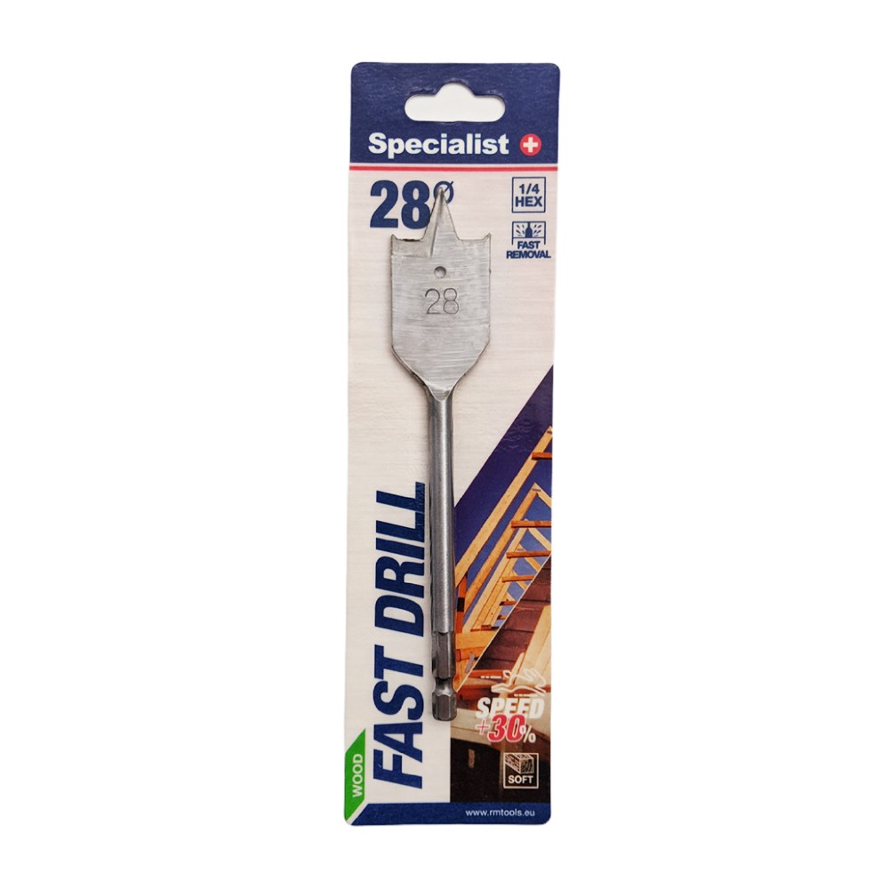 SPECIALIST+ flat drill bit, 28 mm