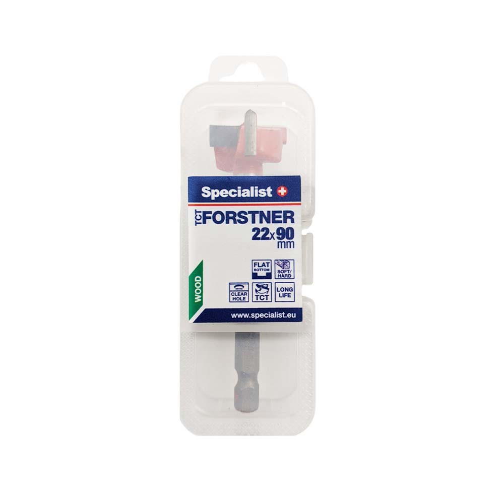 SPECIALIST+ forstner bit TCT, 22 x 90 mm