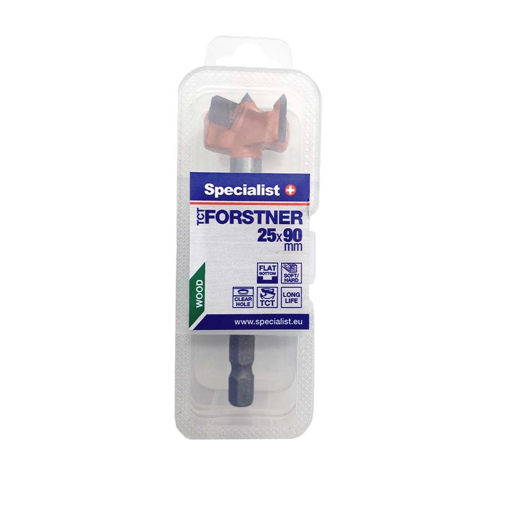 SPECIALIST+ forstner bit TCT, 25 x 90 mm