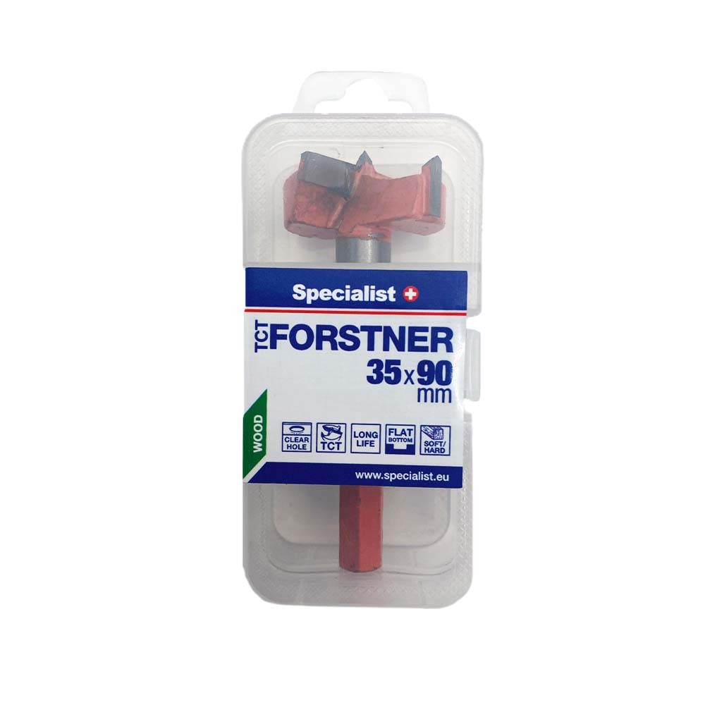 SPECIALIST+ forstner bit TCT, 35 x 90 mm