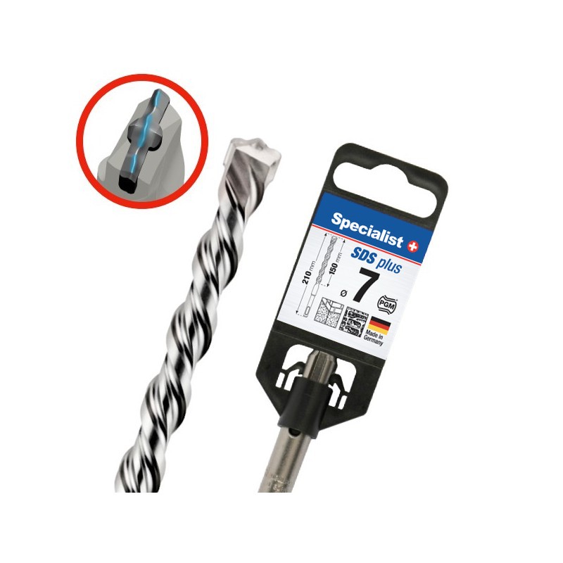 SPECIALIST+ SDS+ hammer drill bit, 7.0x150/210 mm