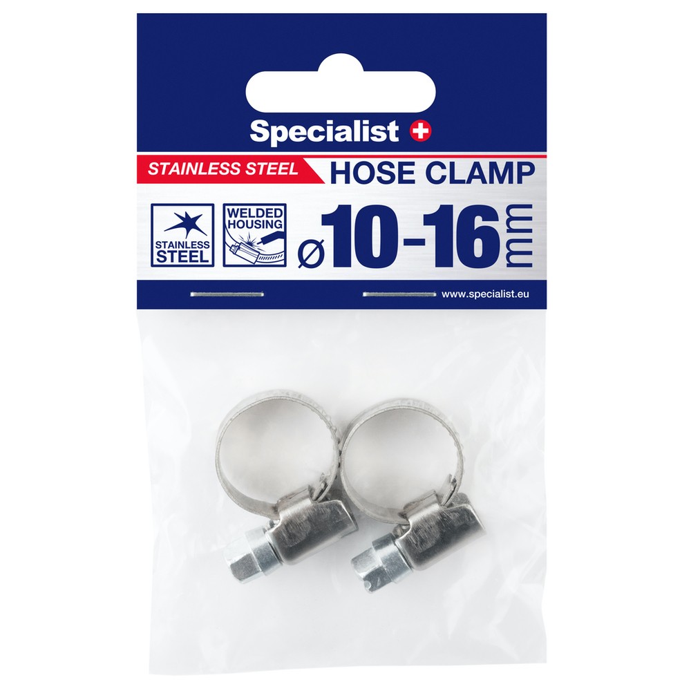 SPECIALIST+ roostevabast terasest klamber, 10-16 mm, 2tk