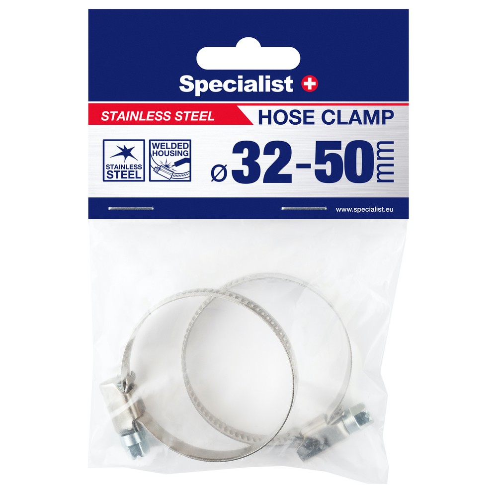 SPECIALIST+ roostevabast terasest klamber, 32-50 mm, 2tk
