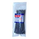 SPECIALIST+ nylon cable ties, black, 2.5x200 mm, 100 pcs