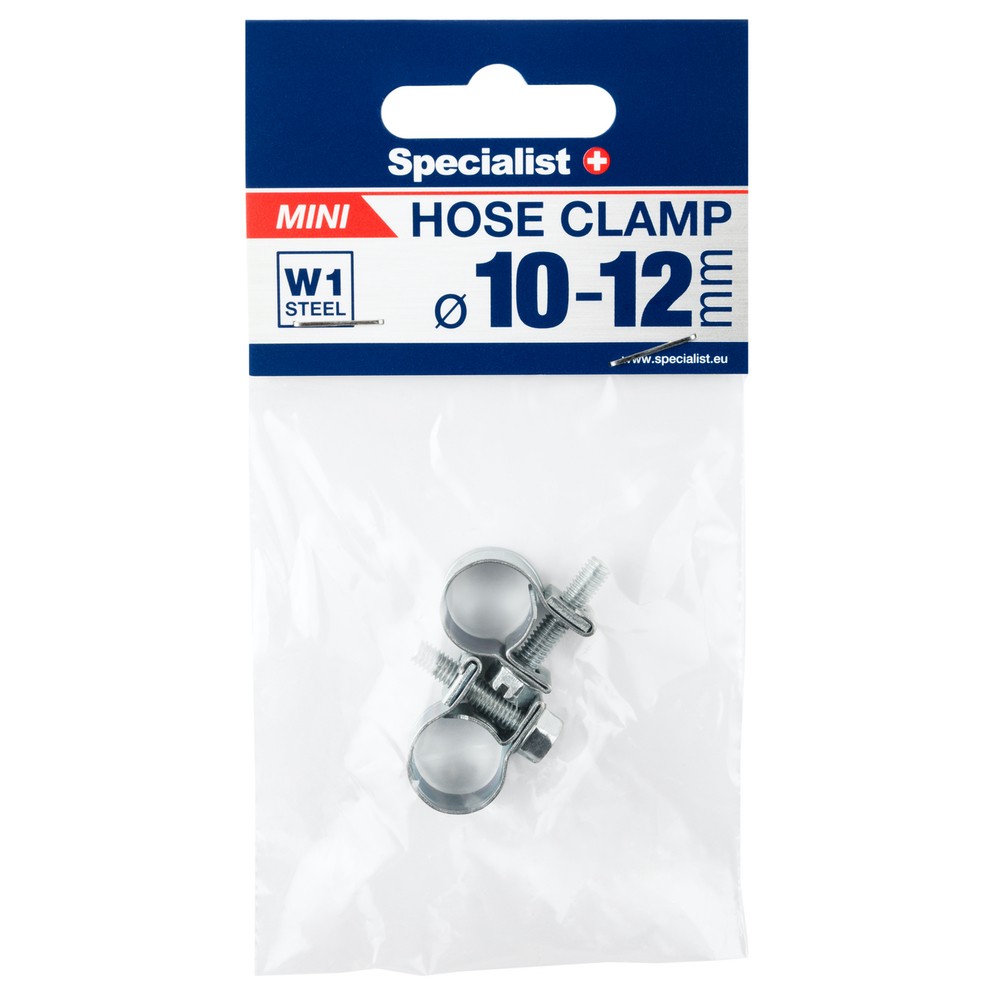 SPECIALIST+ mini hose clamp, 10-12 mm, 2 pcs