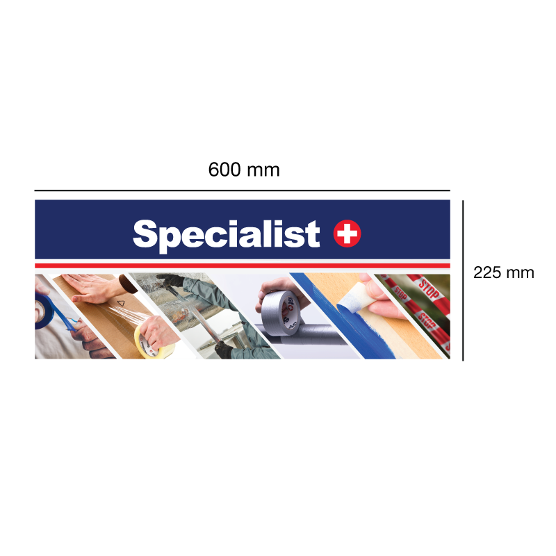 SP+ lintide reklaam stendile SP+ 50x210 cm