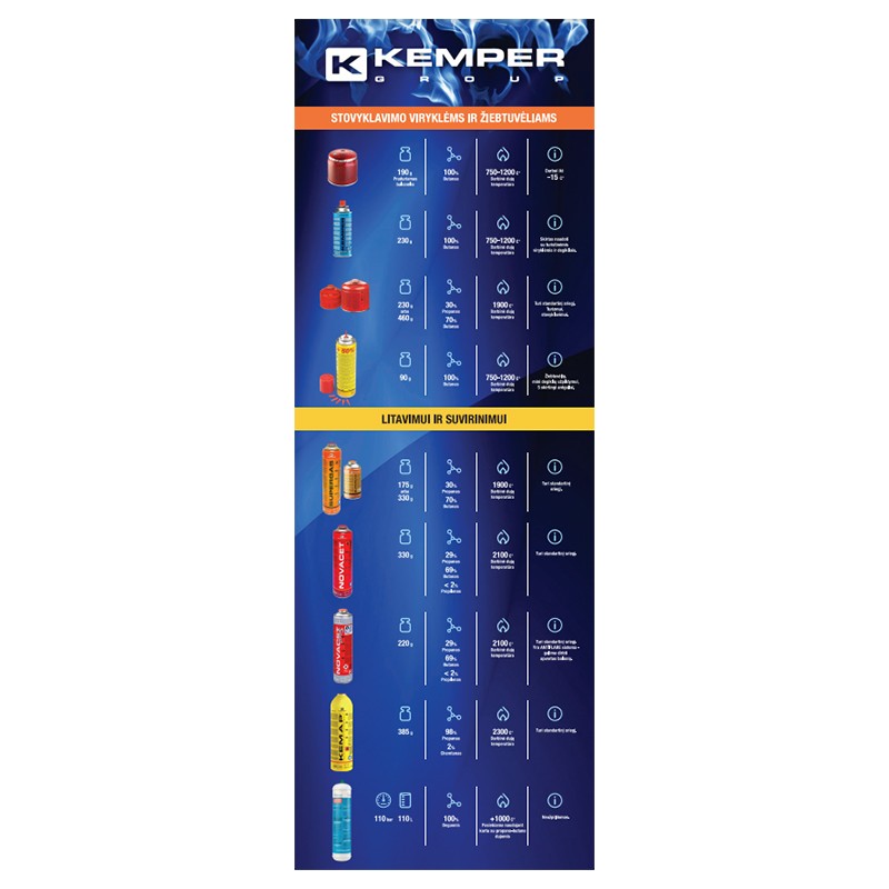 Advert holder with clamps
