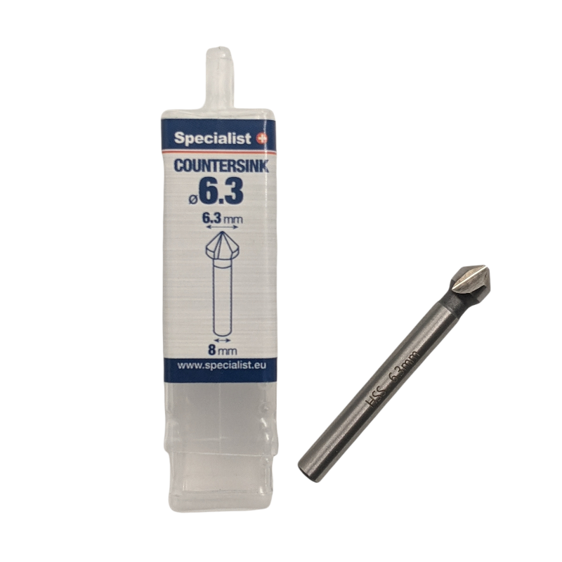 SPECIALIST+ padziļinātājs metālam HSS, 6.3 mm