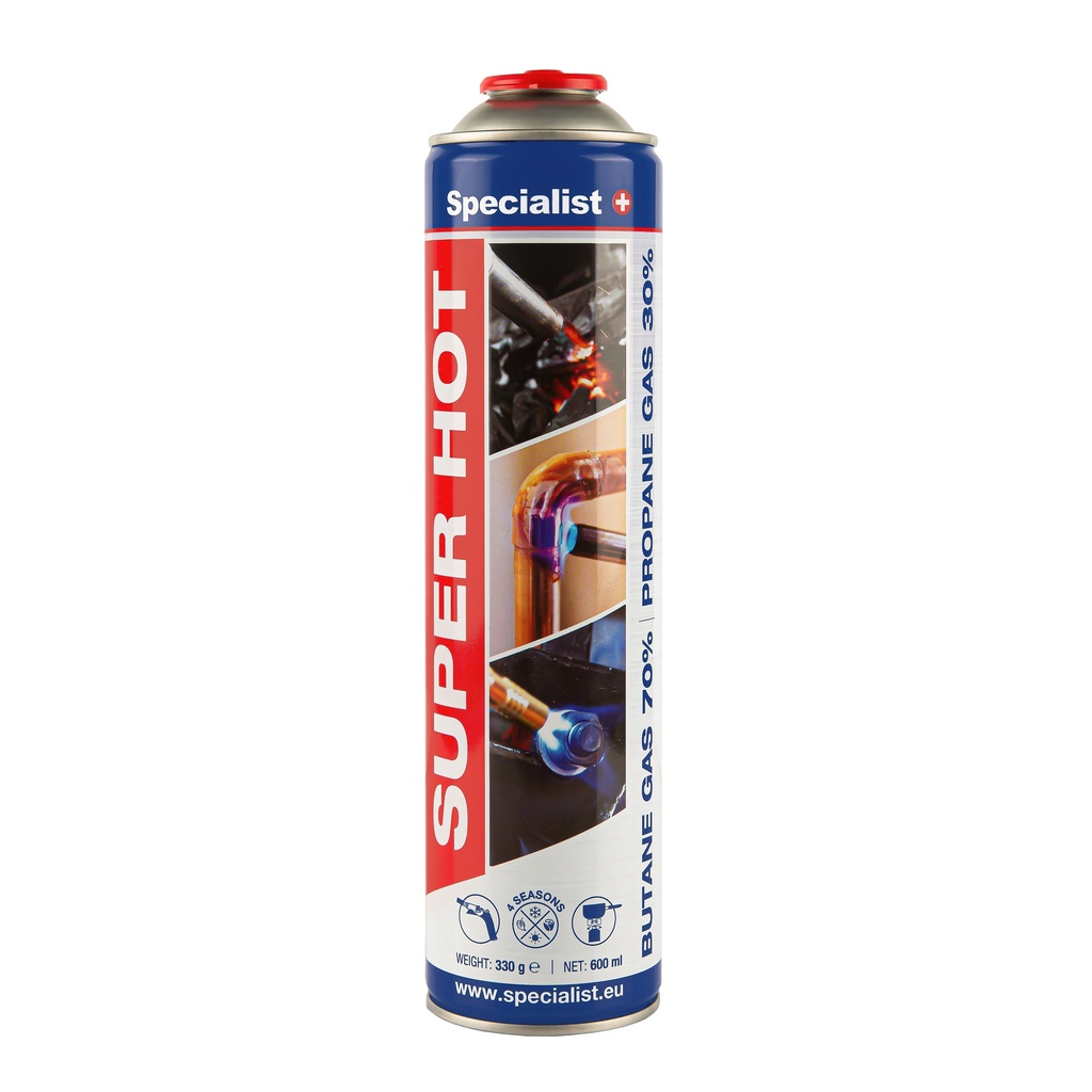 SPECIALIST+ gas SUPER HOT, 600 ml