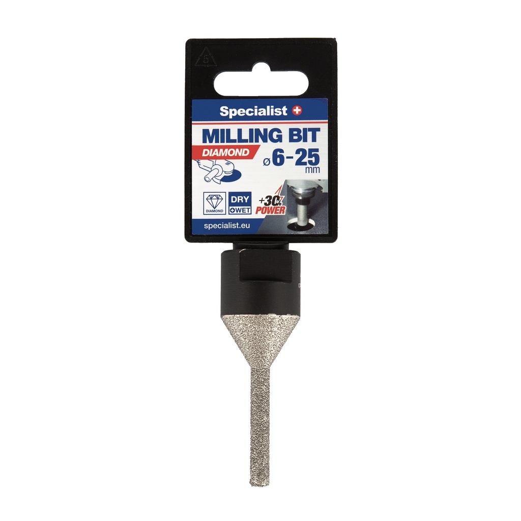 SPECIALIST+ diamond milling bit M14, 6-25 mm