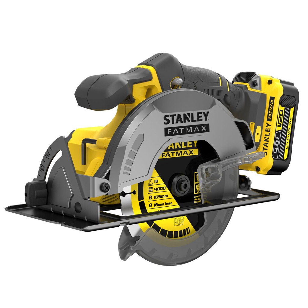 Akum. diskinis pj. Stanley SFMCS500M2K; 165 mm.  20 V (DEMO)