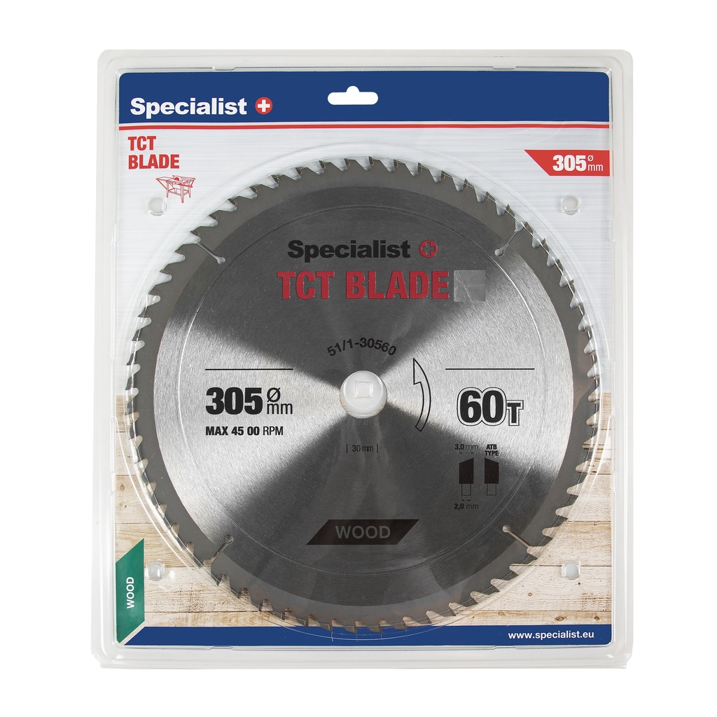 SPECIALIST+ TCT blade, 305x60Tx30 mm