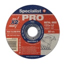 SPECIALIST+ metāla griešanas disks PRO, 125x1x22 mm