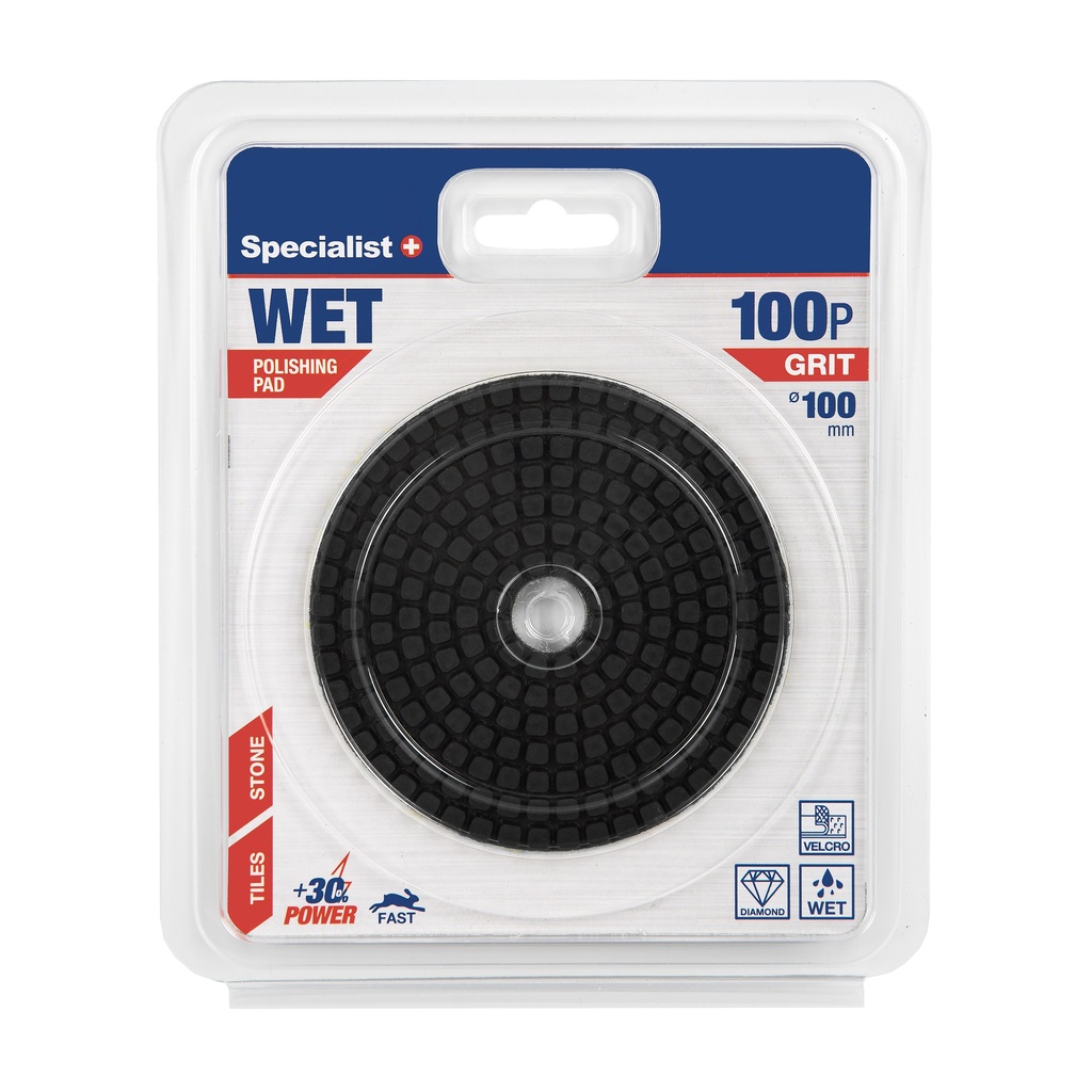 SPECIALIST+ deimant. Šlifavimo lap., 100 mm, 100P