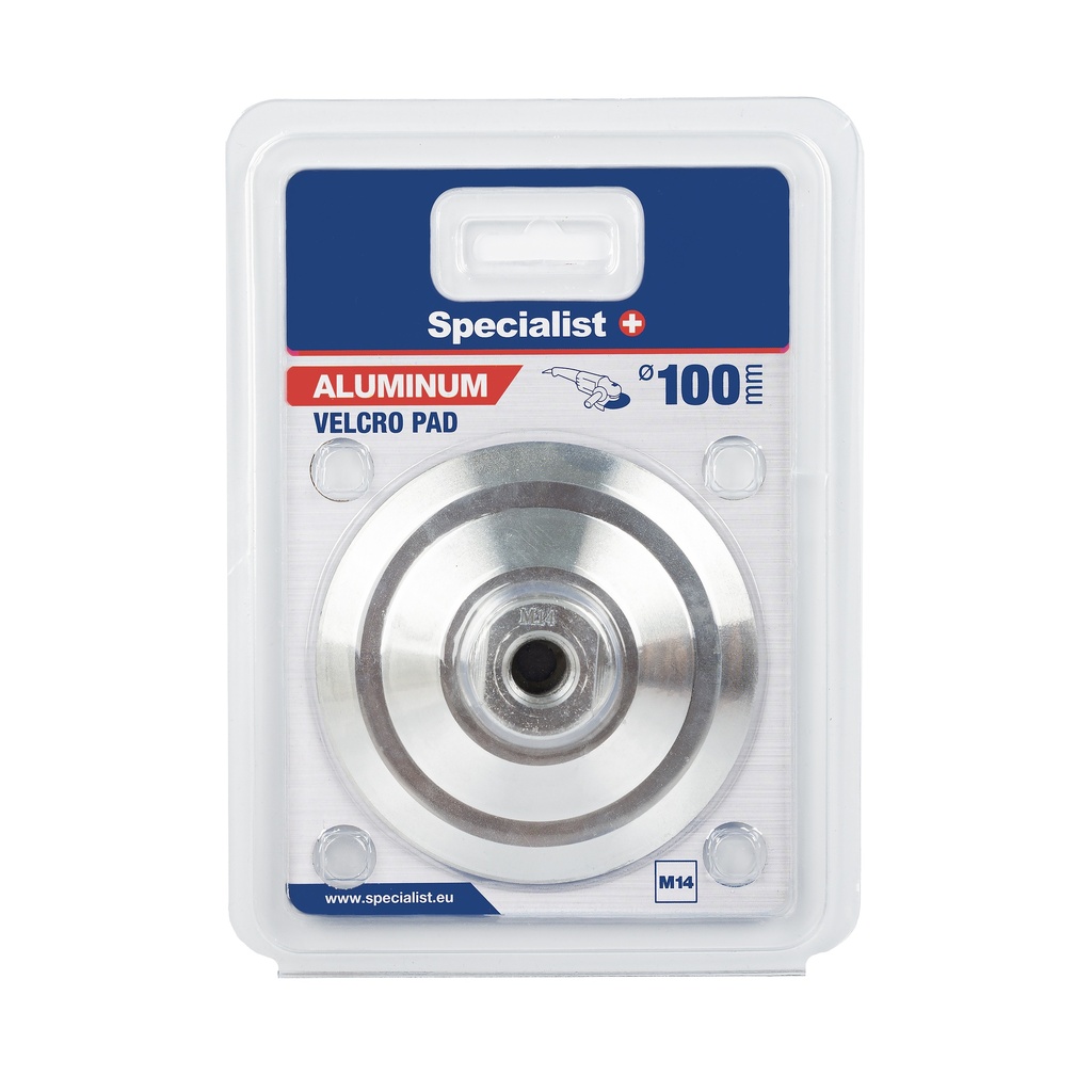 SPECIALIST+ self-adhesive sanding pad, aluminum, 100 mm