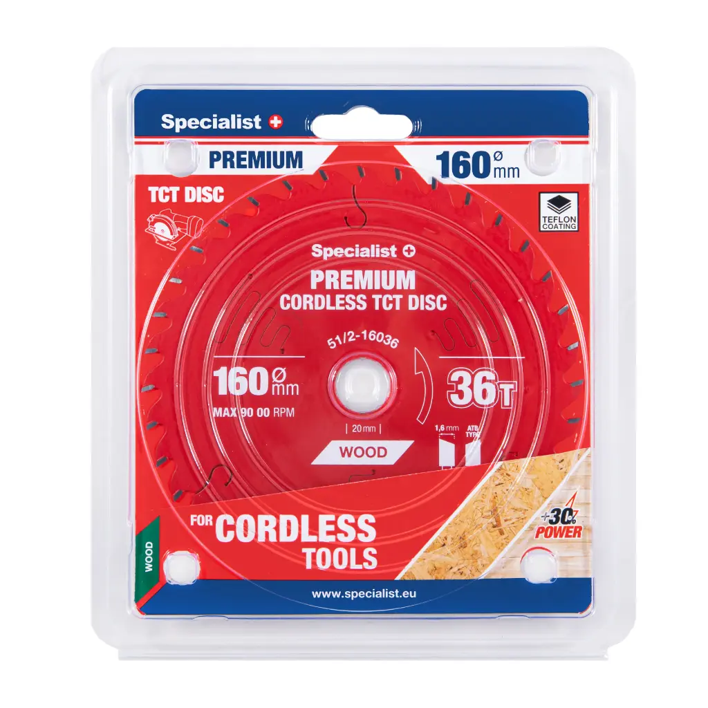 Cutting disc 160x36Tx20mm, Cordless PREMIUM, SPECIALIST+
