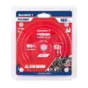 Pjovimo diskas 165x52Tx20mm, Aluminium PREMIUM, SPECIALIST+