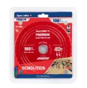 Cutting disc 190x40Tx30mm, Demolition PREMIUM, SPECIALIST+