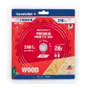Pjovimo diskas 216x24Tx30mm, Wood PREMIUM, SPECIALIST+ 