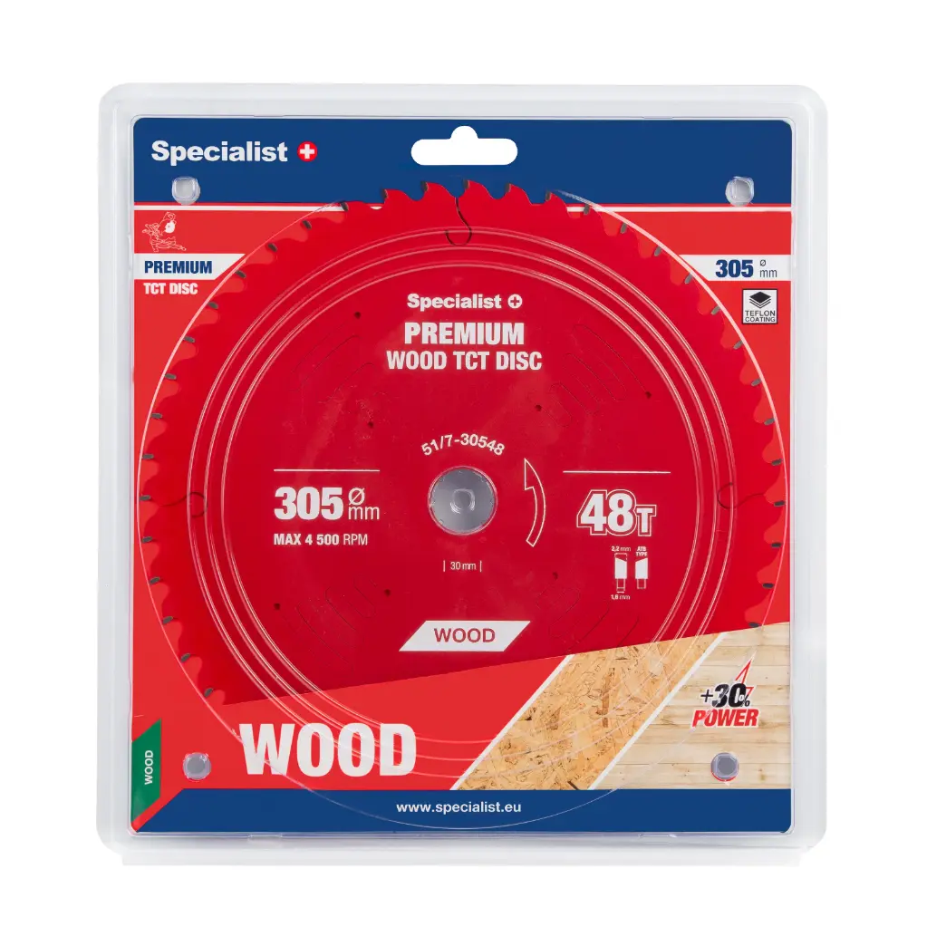 Cutting disc 305x48Tx30mm, Wood PREMIUM, SPECIALIST+ 