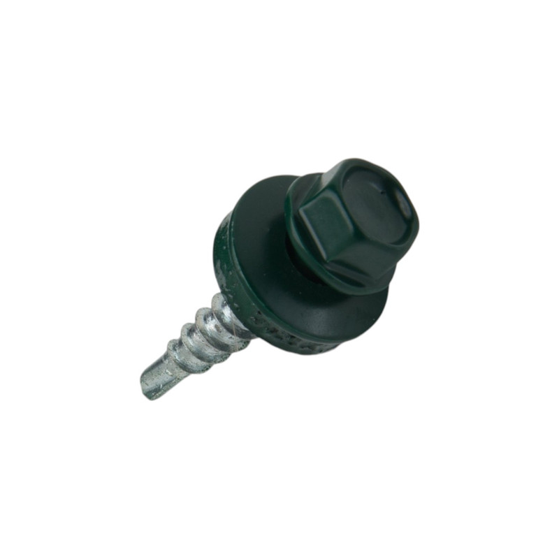 Roofing self-drilling screw for metal  4,8x19-Zn RAL6020, WF, WKRET-MET, 250pcs.