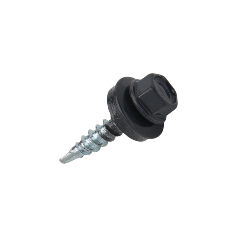 Roofing self-drilling screw for metal  4,8x19-Zn RAL7024, WF, WKRET-MET, 250pcs.
