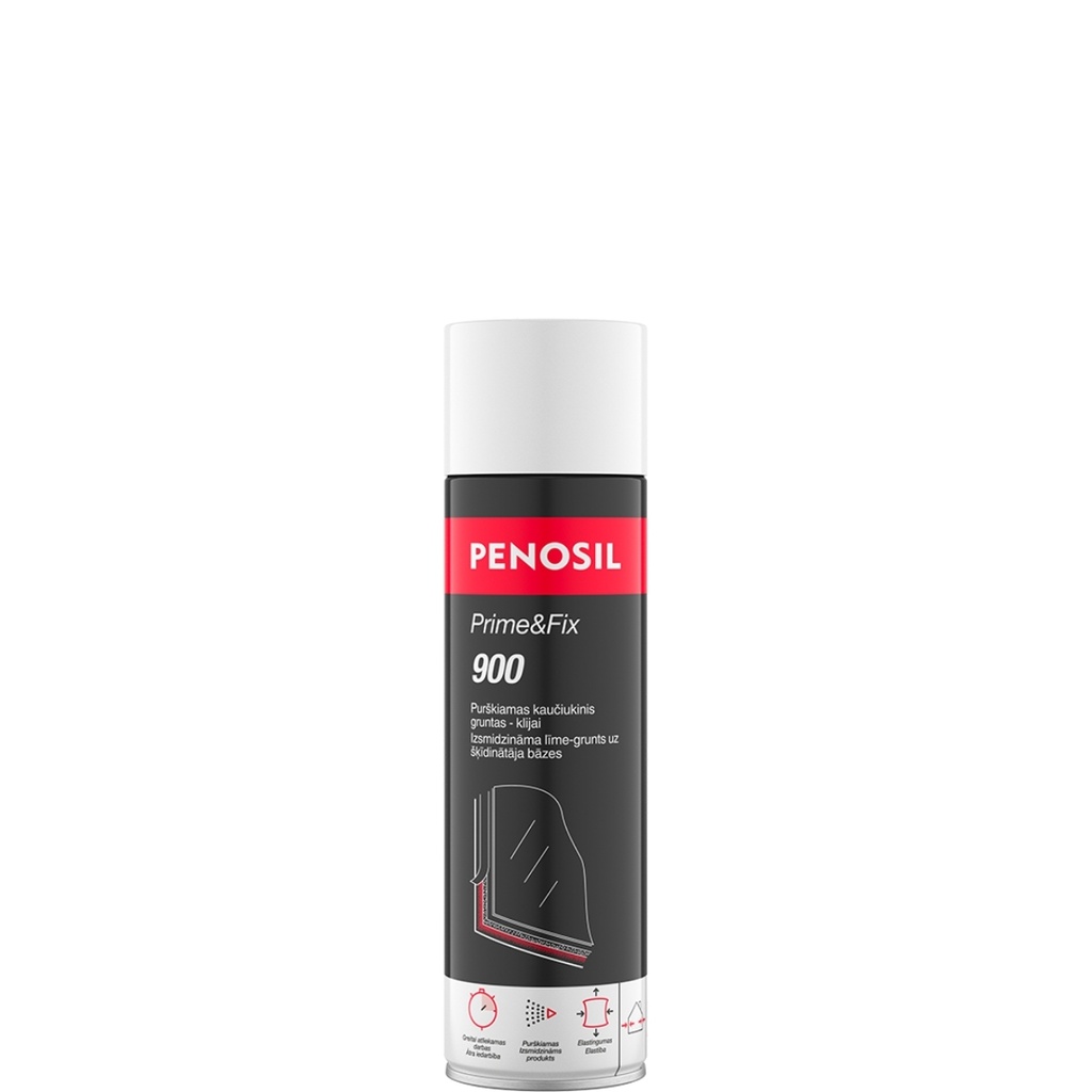 Purškiamas gruntas – klijai Prime&Fix 900, pieno baltumo, 500 ml, PENOSIL